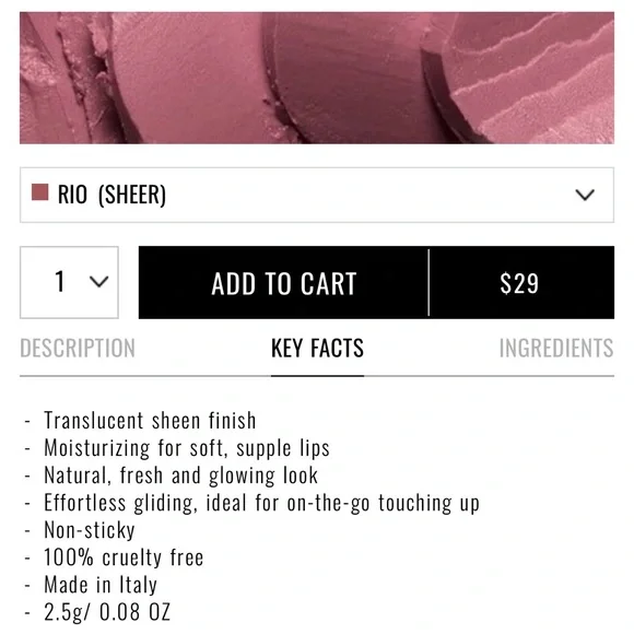 IL Makiage Rave Lip Crayon - RIO - Picture 10 of 11